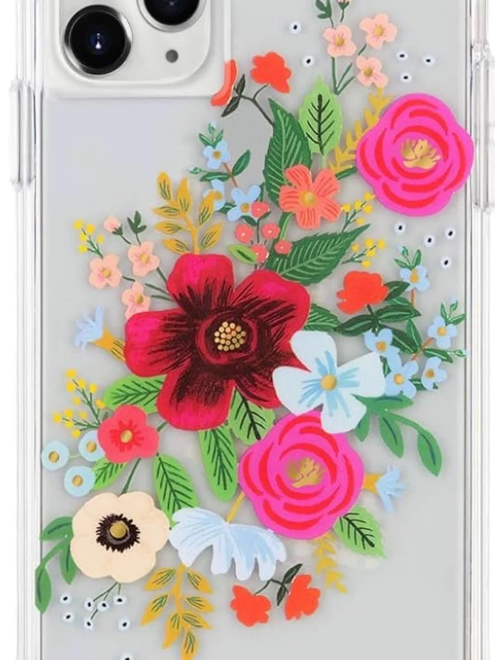 Rifle Paper Co. Clear Floral Phone Case floral design Wild Rose iPhone 11 Pro